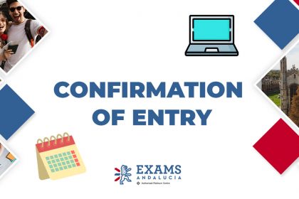 Confirmation of Entry examenes Cambridge Granada
